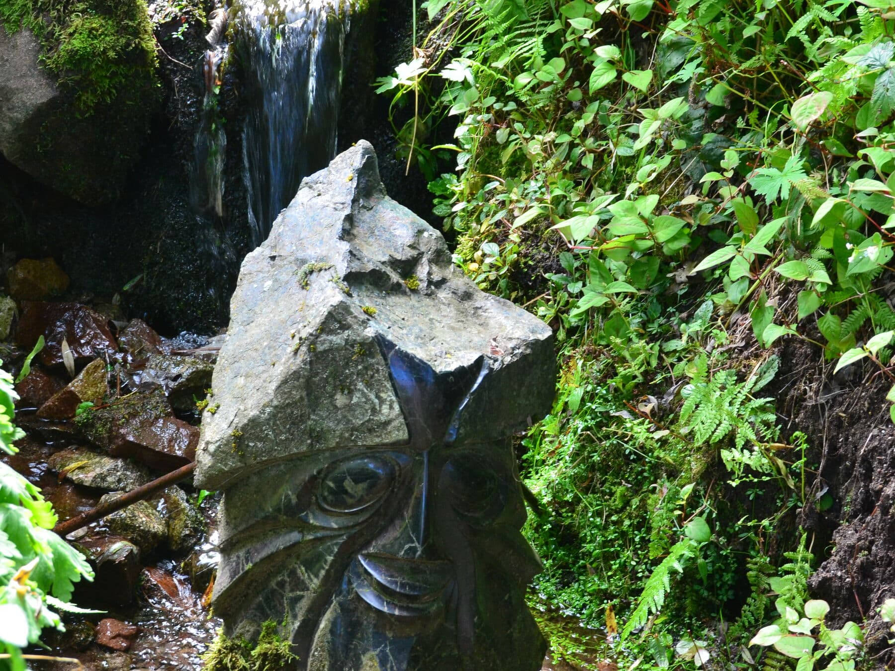 La fontaine au visage de pierre
