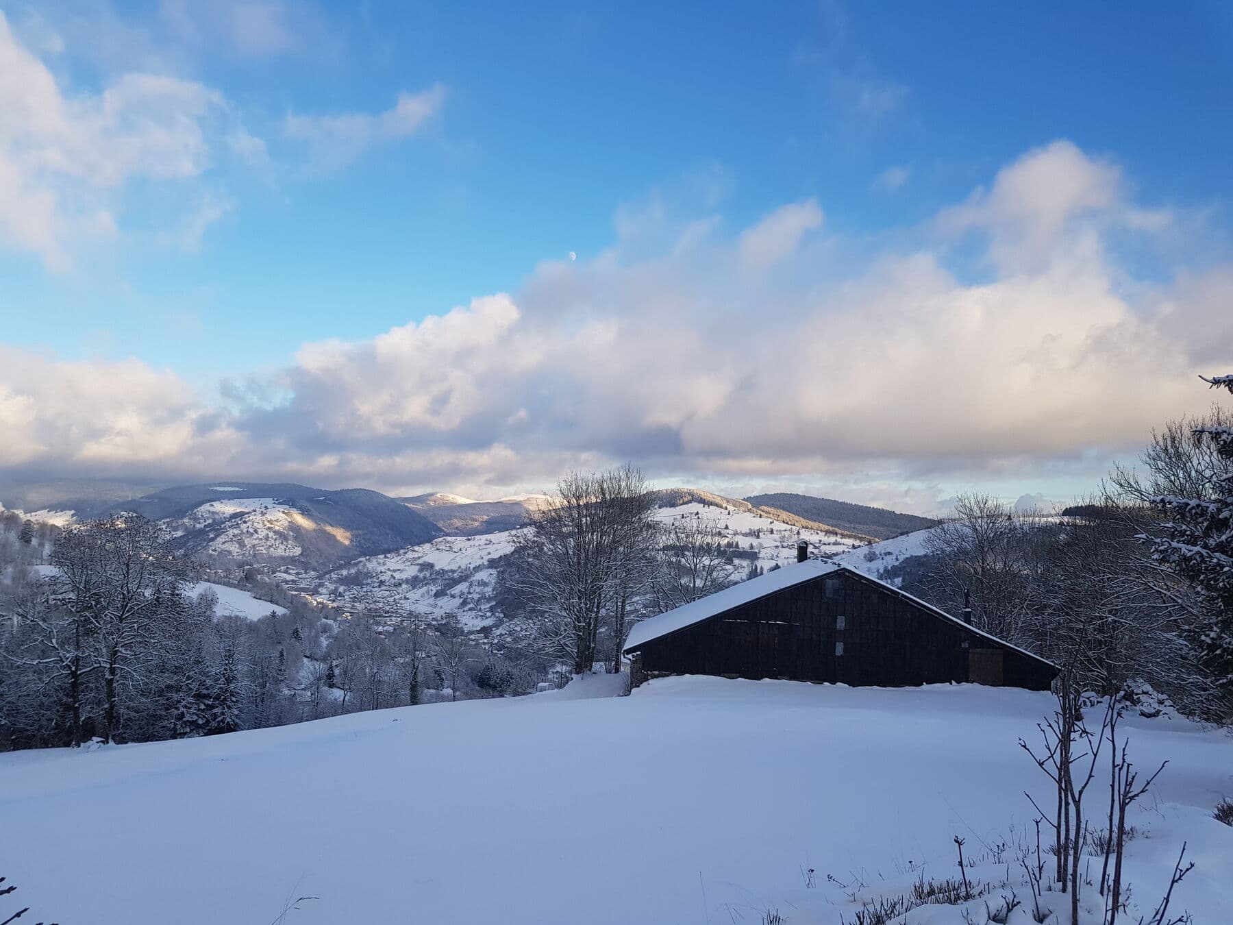 Les fermes de la crête