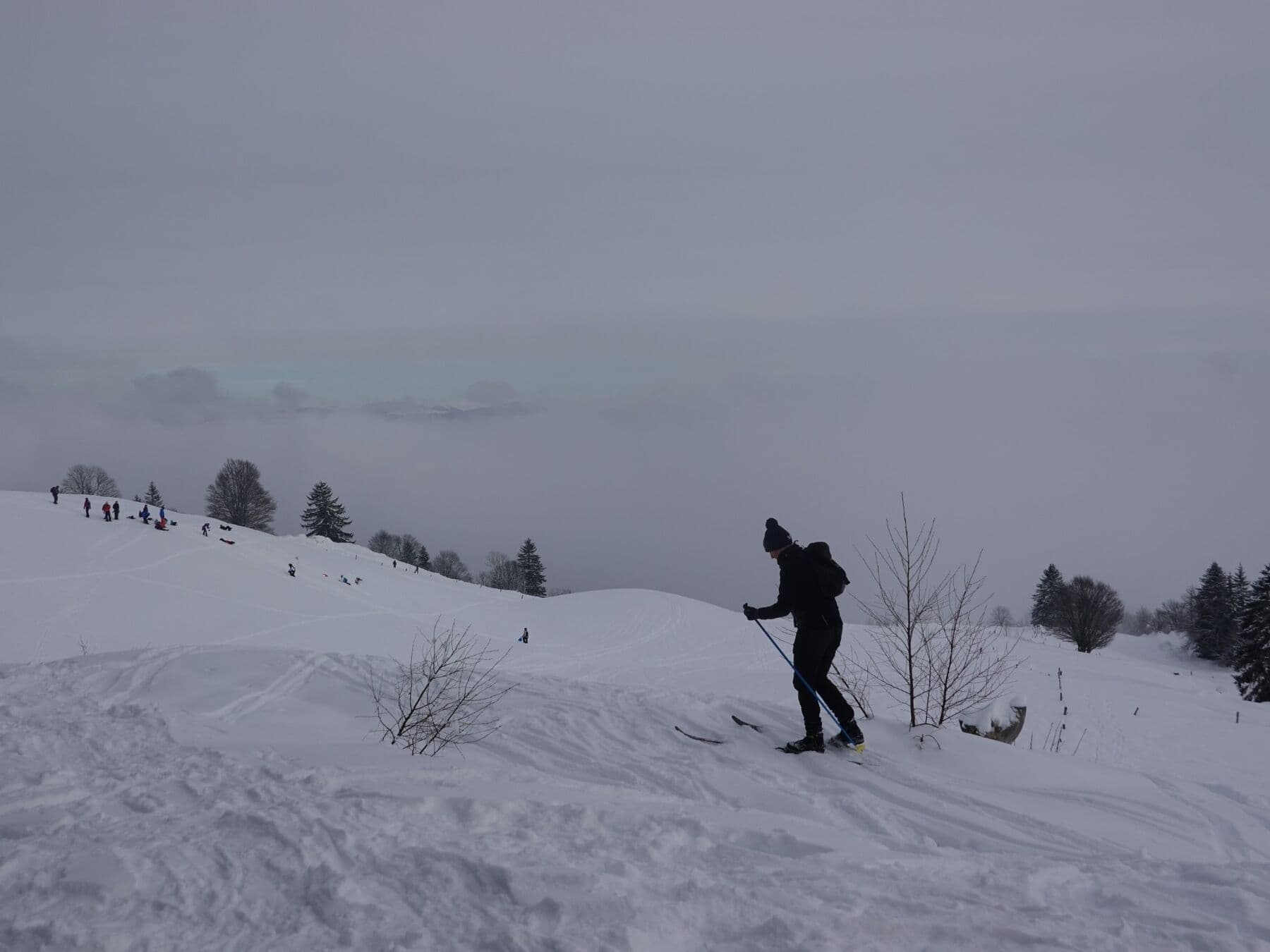 Au-dessus de la mer de nuages