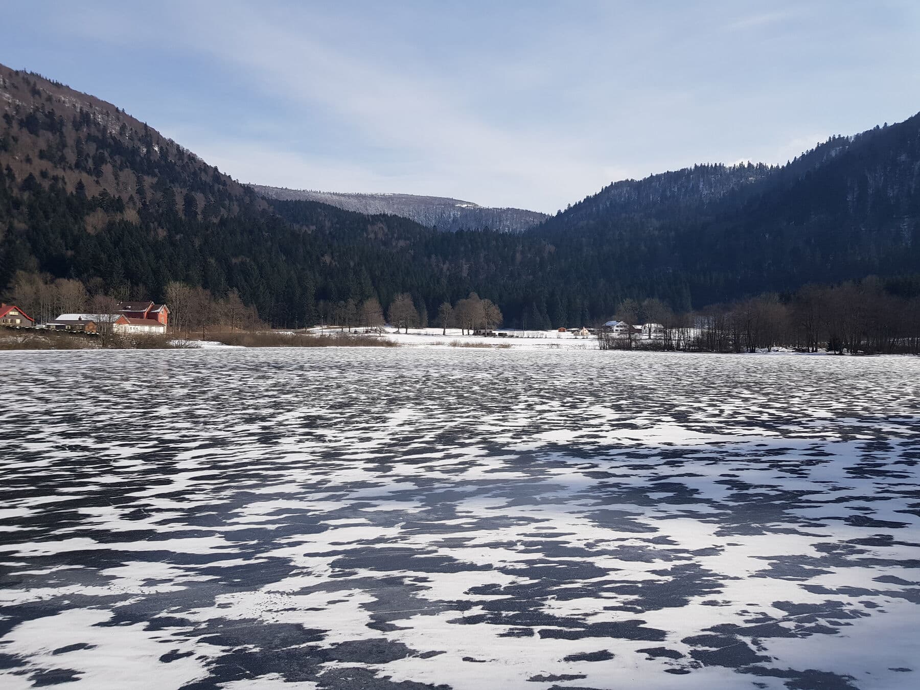 La glace qui prend